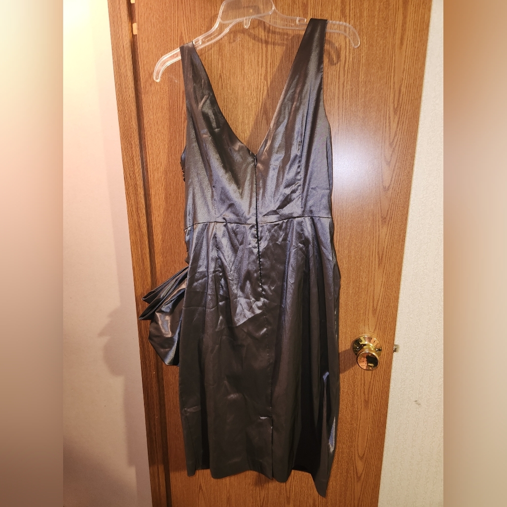 Maggy London Gray Size 12 Formal Dress - Picture 7 of 9